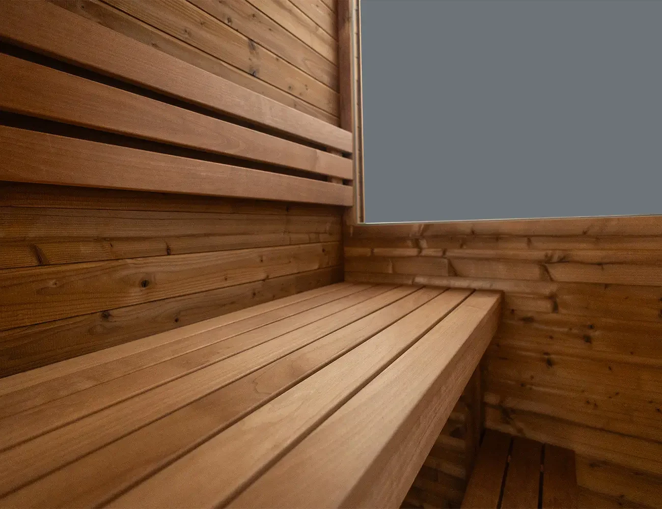 Intérieur sauna QUADRA X sauna